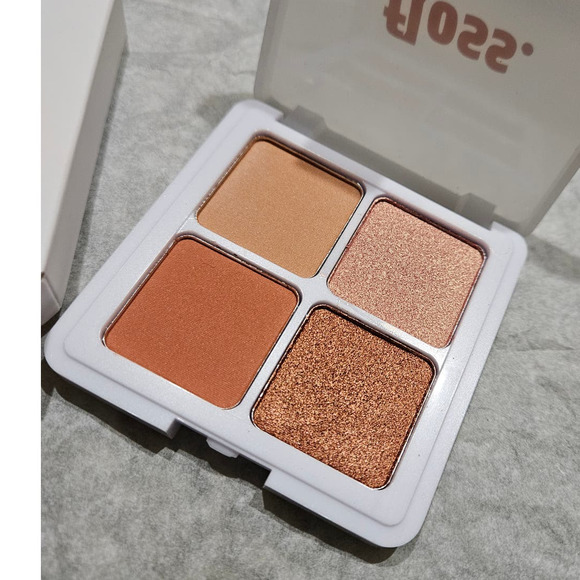 NEW! Floss Eyeshadow Squad Palette Just Peachy ~ Soft Peach Blendable Shaes - Picture 1 of 9